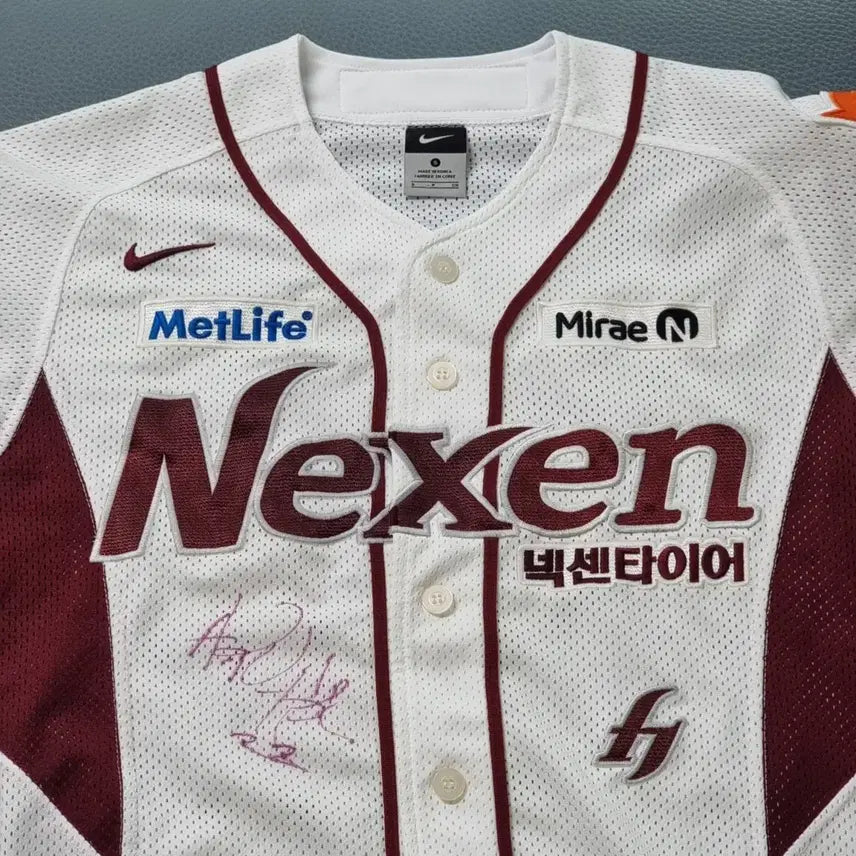 [BUNJANG] Nexen Heroes Nike Authentic Home Baseball Jersey 90 Van Hekken / 넥센 키움 히어로즈 나이키 어센틱 유니폼 90 벤헤켄