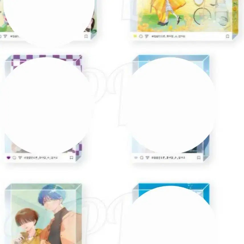 [BUNJANG] Acrylic Block Set (2 Types) / (구함)아크릴 블록 2종/얼굴만으론 좋아할 수 없어요