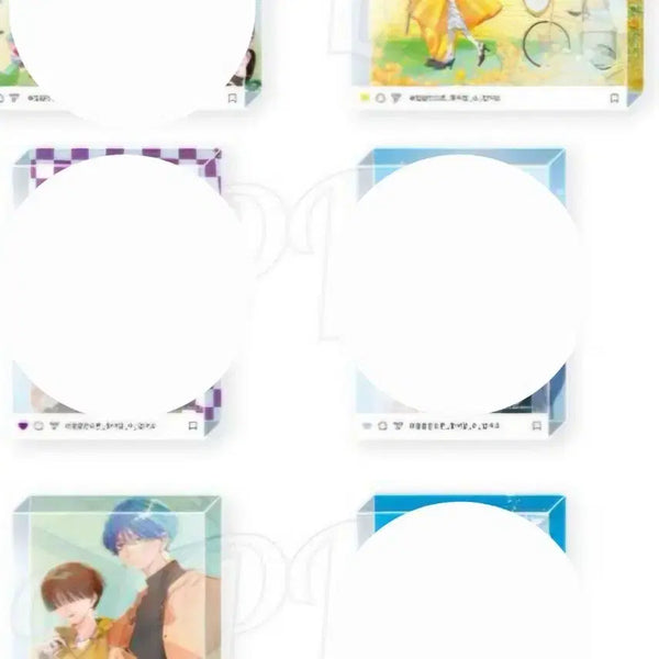 [BUNJANG] Acrylic Block Set (2 Types) / (구함)아크릴 블록 2종/얼굴만으론 좋아할 수 없어요