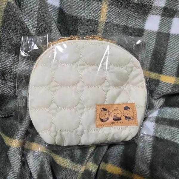 [BUNJANG] Chiikawa Cocos Quilting Pouch - Ivory / 치이카와 코코스 퀼팅 파우치 아이보리