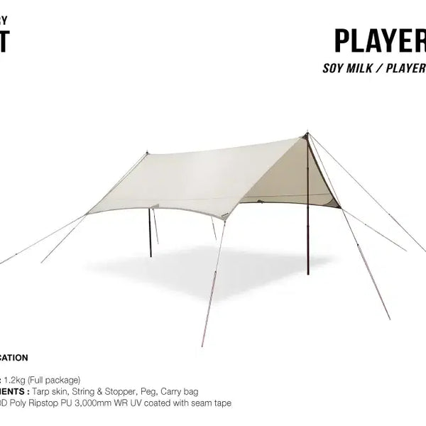 [BUNJANG] Nothpeak Player Tarp 2 Soy Milk / 노스피크 플레이어 타프2 소이밀크 미개봉 새상품 판매합니다.