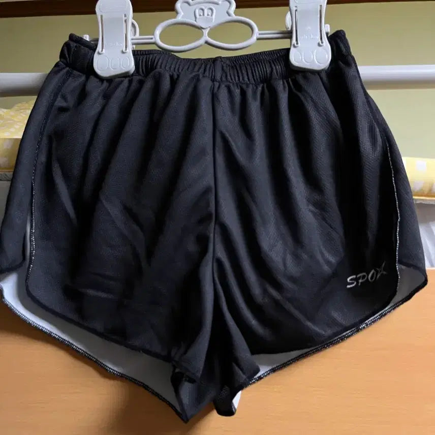 [BUNJANG] SPOSX Women's Running Shorts Black / 스포엑스 여성 런닝 반바지 블랙