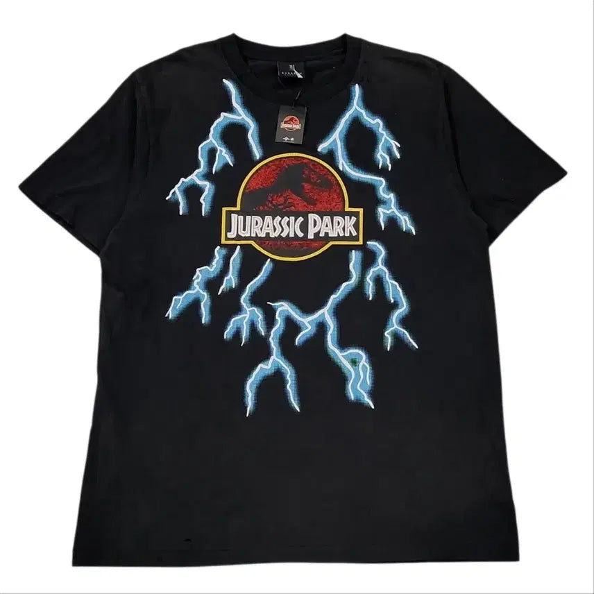 [BUNJANG] Dark Room Studio Jurassic Park Short Sleeve T-Shirt XL / 다크룸 스튜디오 쥬라기 공원 반팔 티셔츠 새상품