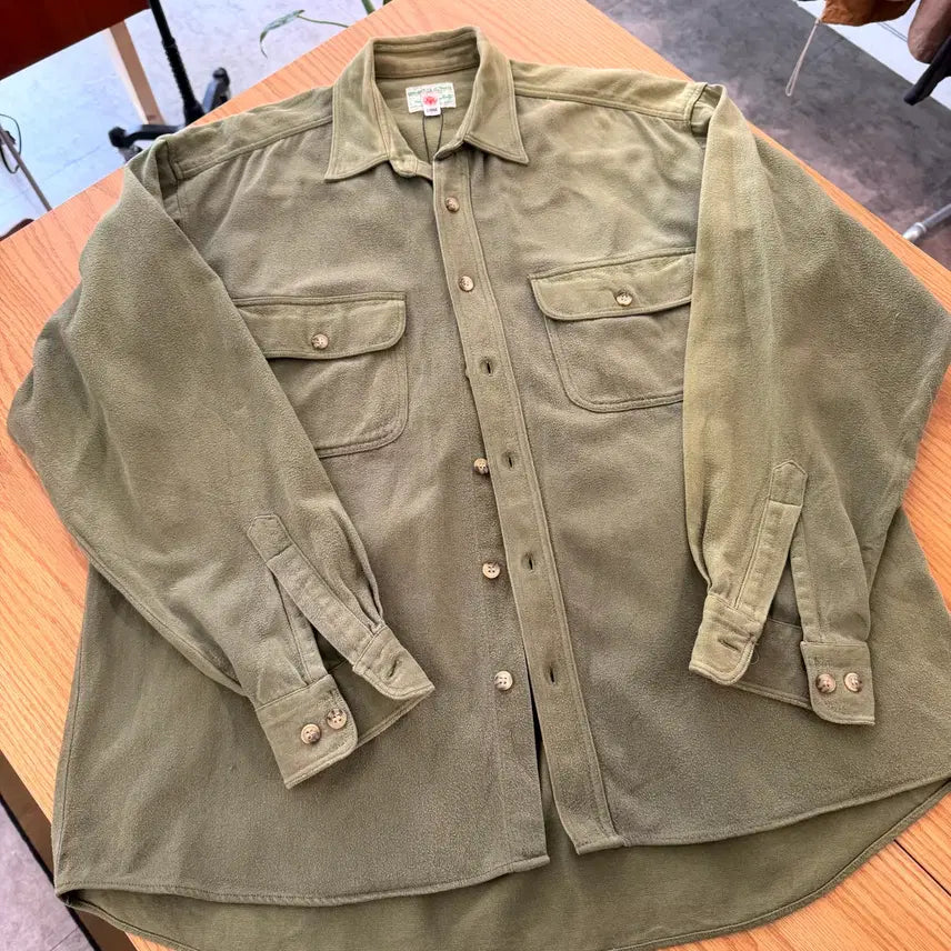 [BUNJANG] Uniqlo 80s Heavy Cotton Shirt / 80s Uniqlo Heavy Cotton Shirt