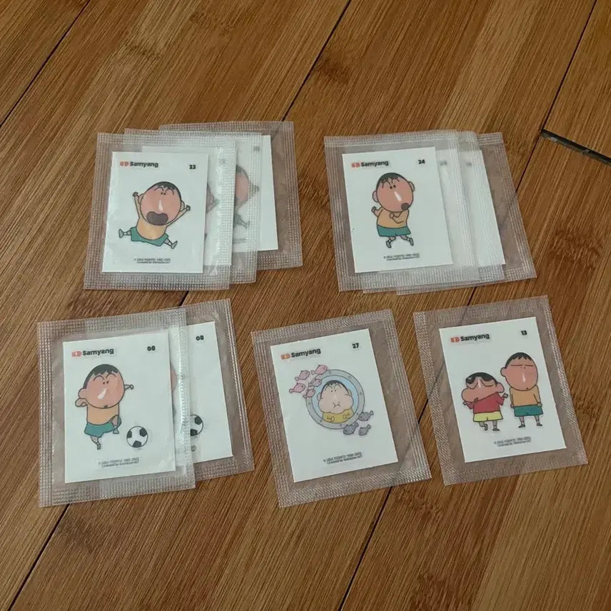 [BUNJANG] Crayon Shin-chan Ddiddiddal Sticker Set / 맹구 짱구 삼양 띠부씰