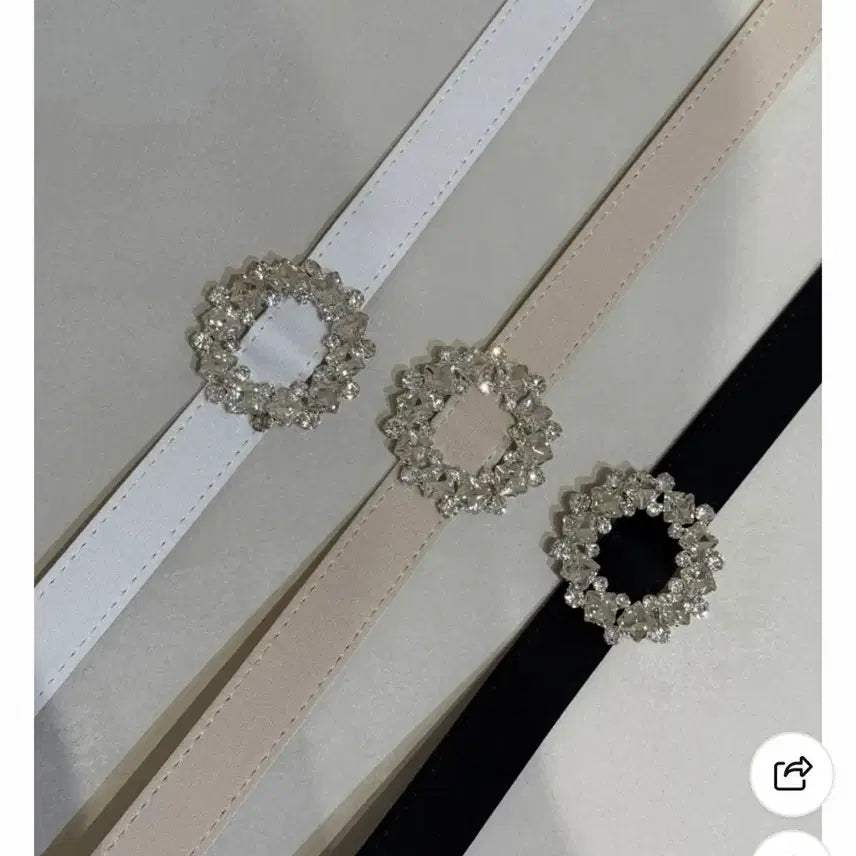 [BUNJANG] Jellyz Cubic Gem Belt / 제이리즈 큐빅 보석 벨트 새상품