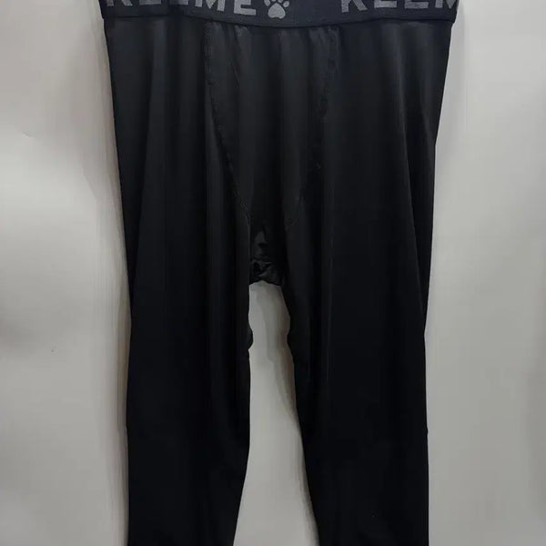 [BUNJANG] KELME 7-Inch Compression Tights Leggings Black 2.0 / [4XL/30-32inch] 캘미 7부 컴프레셔 타이즈 레깅스 블랙 2.0