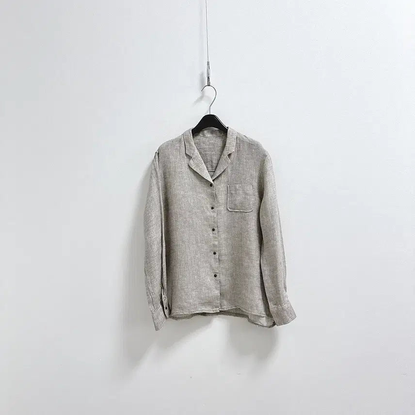 [BUNJANG] Manemori Linen Blouse / 마네모리 린넨 블라우스