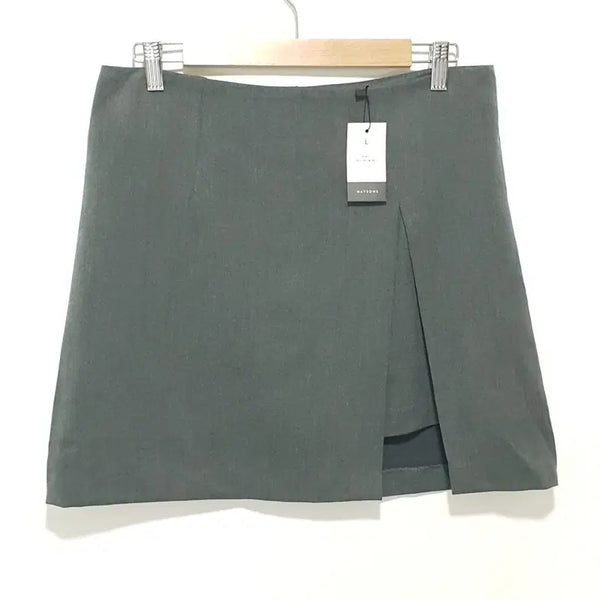 [BUNJANG] Maysome Slit Layered Skirt / 메이썸 트임 레이어드 스커트 L_S2566