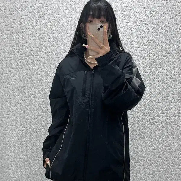 [BUNJANG] Nike 00's Retro Windbreaker Jacket XL / 나이키 올드스쿨 레트로 빈티지 00's 라인 바람막이 자켓 XL C14058