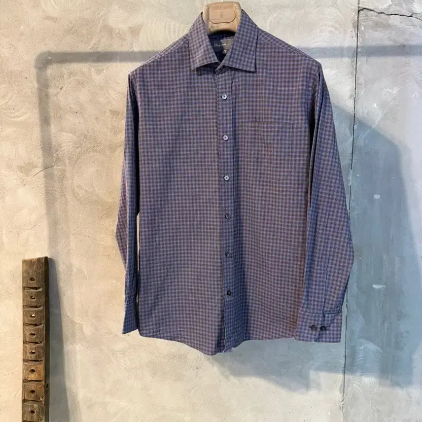 [BUNJANG] Belgravia Men's Check Pattern Shirt / 벨그라비아 셔츠 남성100