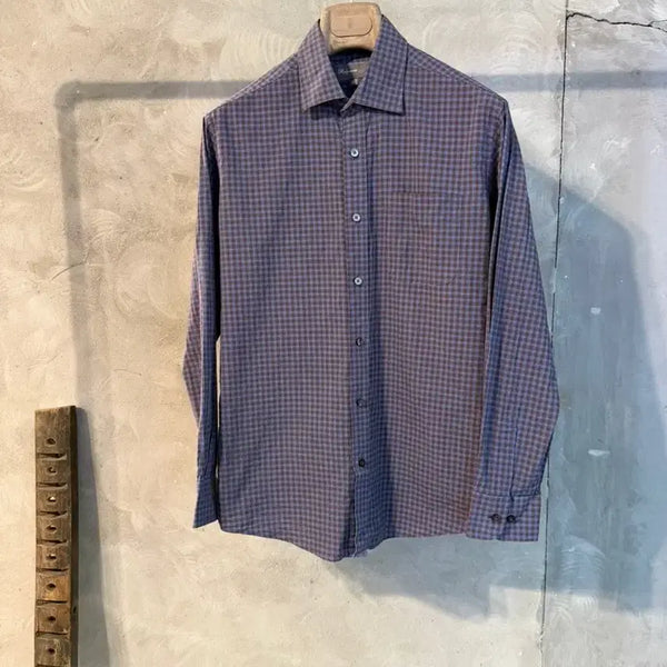 [BUNJANG] Belgravia Men's Check Pattern Shirt / 벨그라비아 셔츠 남성100