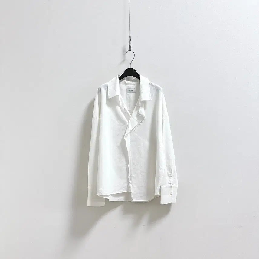 [BUNJANG] Moia Linen White Shirt / 모이아 린넨 화이트 셔츠