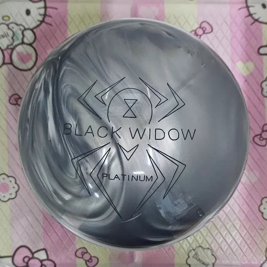 [BUNJANG] Hammer Black Widow Platinum Silver Used Bowling Ball 15lb / [중고 볼링공] 햄머 공인구 블랙위도우 플래티넘 실버 15파운드