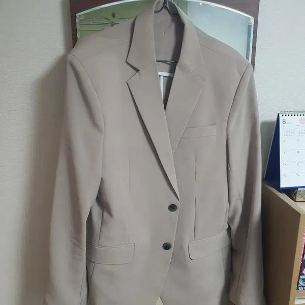 [BUNJANG] Beige Summer Suit Setup XL / 여름 수트 베이지색상 셋업 택포8만원에 판매합니다