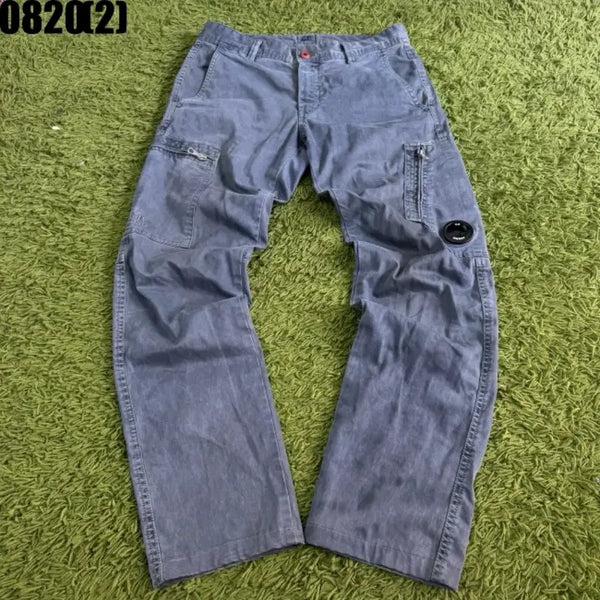 [BUNJANG] CP Company Chrome Lens Cargo Pants Blue 31 / CP컴퍼니 크롬렌즈 카고 팬츠 블루 31