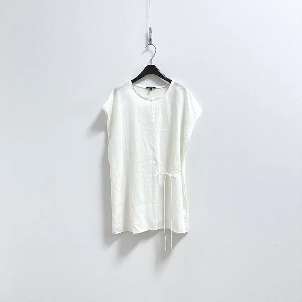 [BUNJANG] Massimo Dutti Linen Long String Blouse / 마시모두띠 린넨 롱 스트링 블라우스
