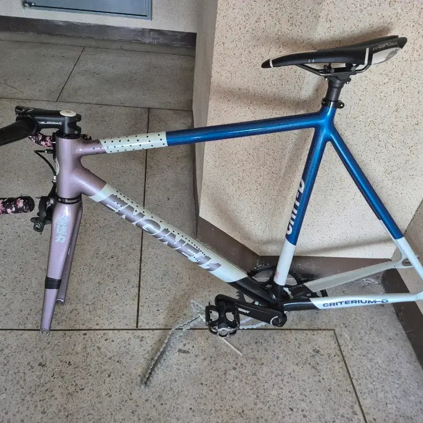 [BUNJANG] Engine 11 Steel Blue Track Frame Set / 엔진11 메탈블루 반차 판매