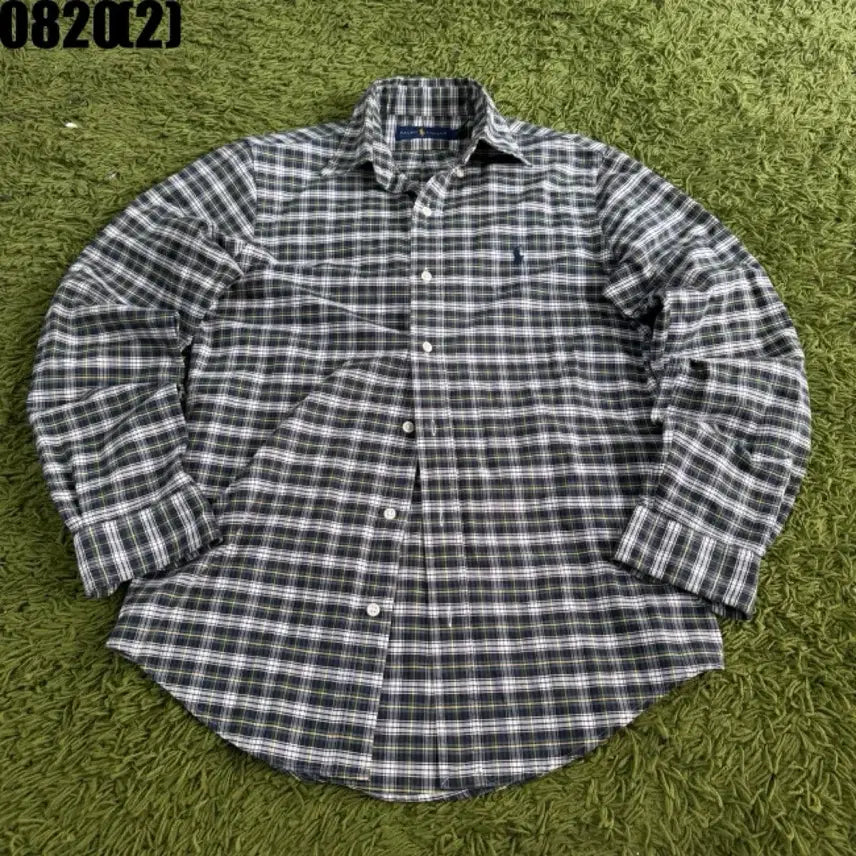 [BUNJANG] Polo Ralph Lauren Checkered Button-Down Shirt / 폴로 랄프로렌 체크 남방 셔츠