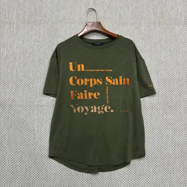 [BUNJANG] Elle Short Sleeve T-Shirt Size 95 / 엘르 반팔티 95 H02565