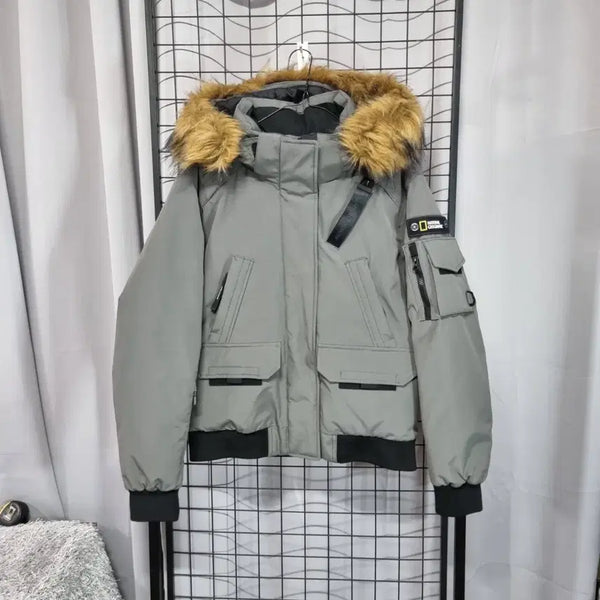 [BUNJANG] National Geographic Taruga RDS Duck Down Puffer Jacket Women's Short Padding / 내셔널지오그래픽 패딩 여성 타루가 RDS 덕 다운 점퍼 숏패딩 S