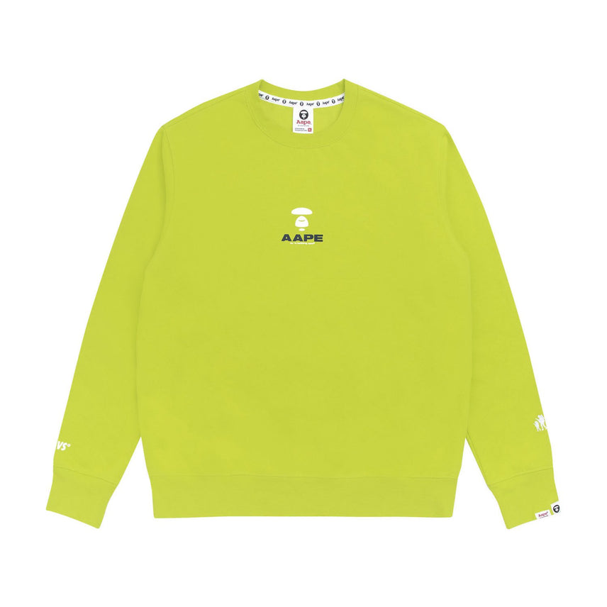 [BUNJANG] AAPE BAPE Face Logo Sweatshirt / AAPE 에이프 페이스 로고 맨투맨