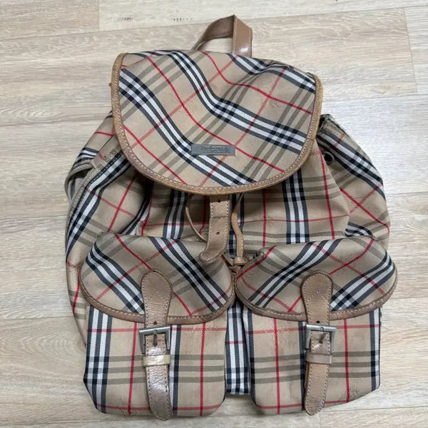 [BUNJANG] Burberry Blue Nova Check Mini Backpack / 버버리 블루 노바체크 미니백팩 (일본정품)