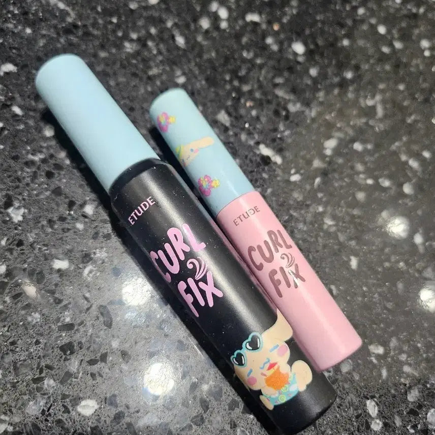 [BUNJANG] Etude Curl Fix Mascara Lash Volume + Mauve Brown Mini / 에뛰드 컬픽스 마스카라 가닥볼륨 + 모브 브라운 미니
