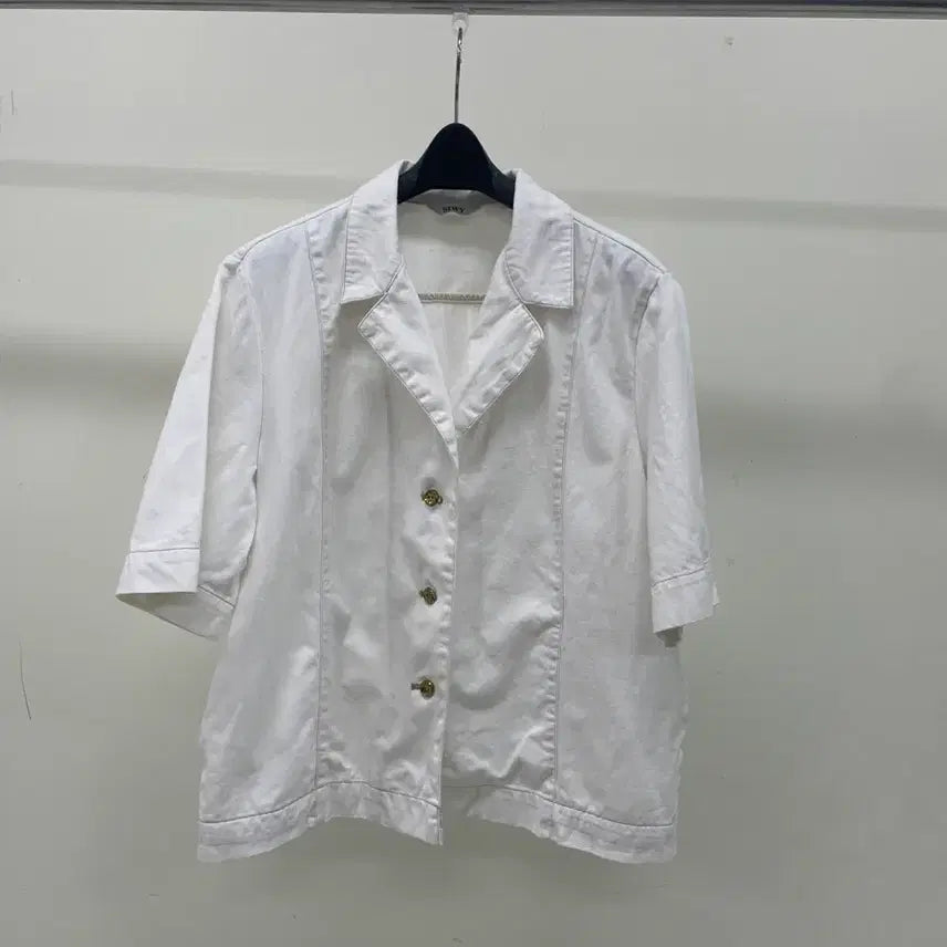 [BUNJANG] Siwy White Short Sleeve Jacket (Size 66) / [siwy] 화이트 반팔 자켓 (66사이즈)