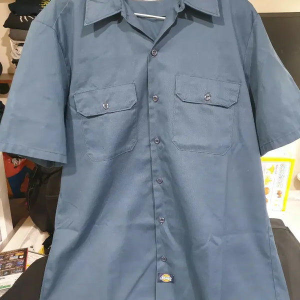 [BUNJANG] Dickies Work Shirt Blue L / 무배)디키즈 워크셔츠 블루 L