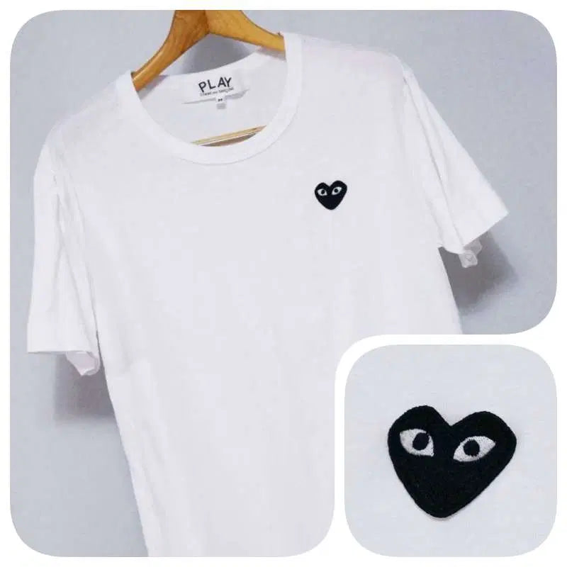 [BUNJANG] Comme des Garçons White Round Neck T-Shirt Men's 95 / 꼼데가르송 화이트 반팔 라운드 티셔츠 남성95