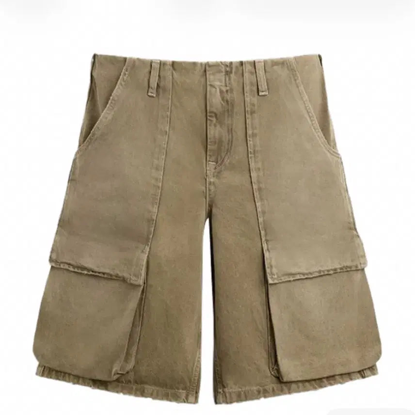 [BUNJANG] Zara Bermuda Cargo Pants Tobacco / (구매) 자라 버뮤다 카고 팬츠 토바코