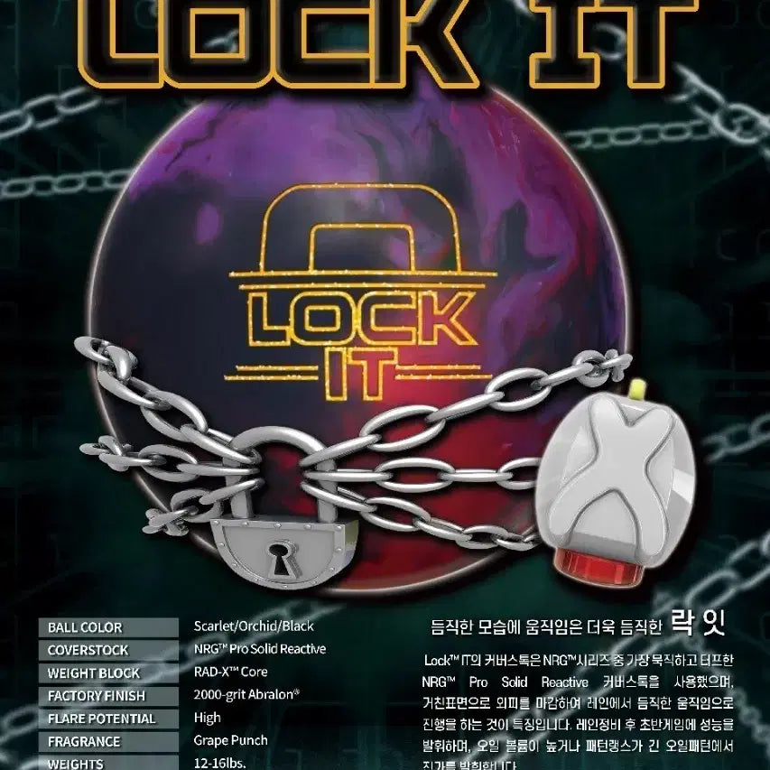 [BUNJANG] Storm Lock It Bowling Ball 15lb / [중고 볼링공] 스톰 공인구 락 잇 15파운드