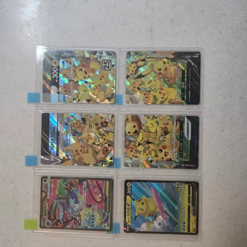[BUNJANG] Pokemon Pikachu VMAX/V 25th Anniversary & Mega Venusaur EX Card / 포켓몬 카드 피카츄 VMAX/V 25주년+메가이상해꽃ex