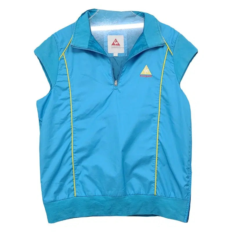 [BUNJANG] Le Coq Sportif Light Blue Sleeveless Golf Top L / 르꼬끄 스포츠 라이트 블루 골프 나시 L