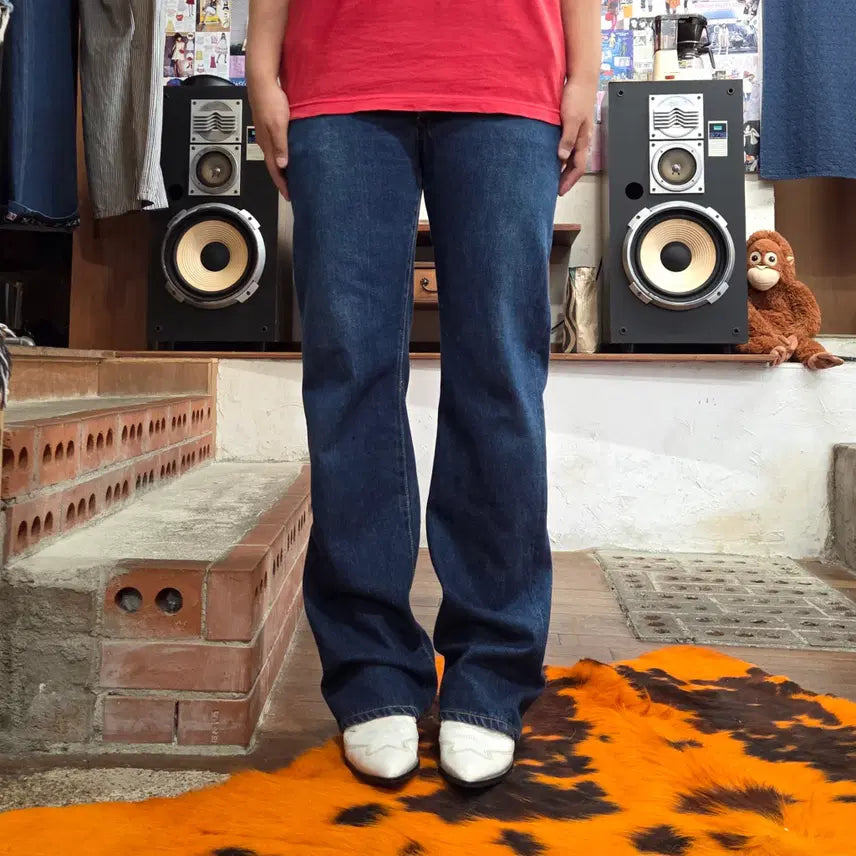 [BUNJANG] Wrangler Mid-Blue Denim Pants Size 31 / JPN 랭글러 중청 데님팬츠