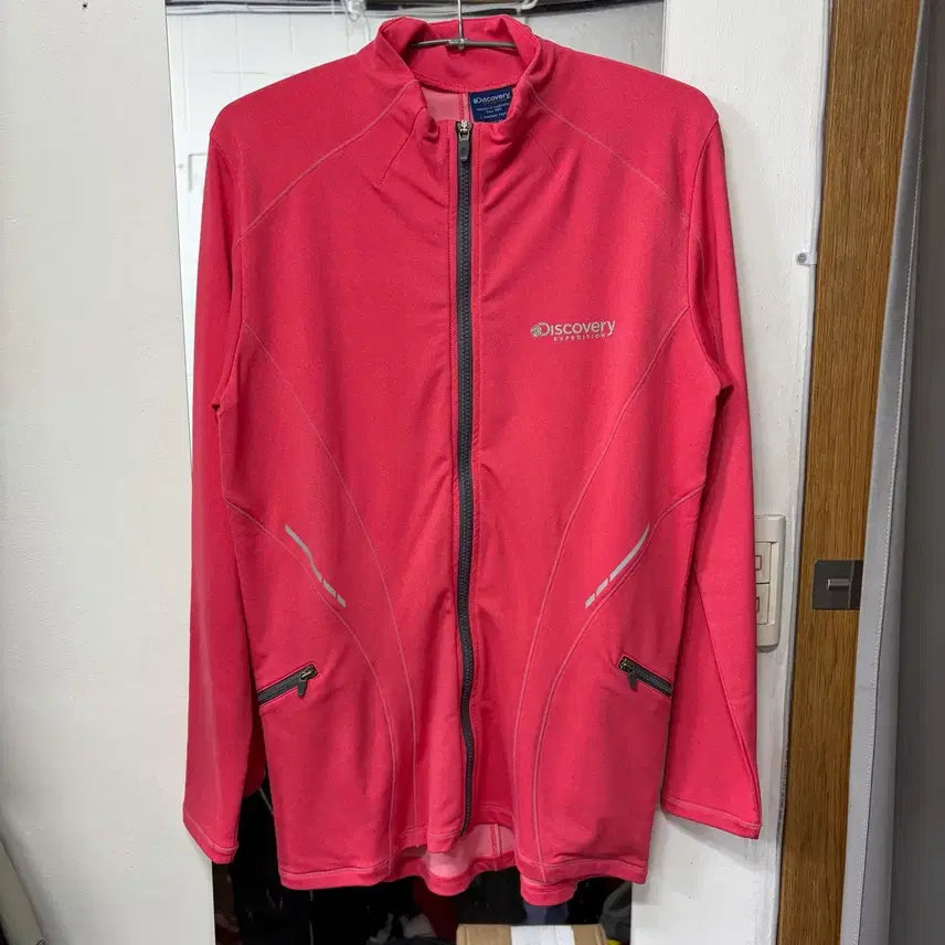 [BUNJANG] Discovery Zip-Up Jacket Pink / 디스커버리 집업 자켓 핑크