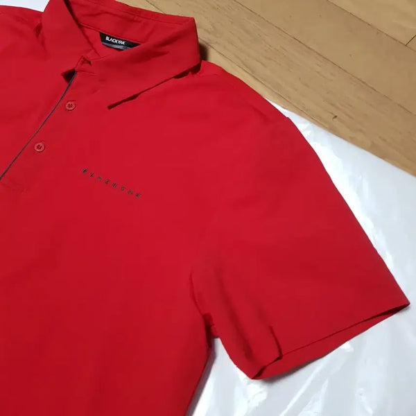 [BUNJANG] Black Yak Red Coolmax Pique Short Sleeve Shirt / 105 / 블랙야크 / 피케 레드 쿨맥스 반팔셔츠/820