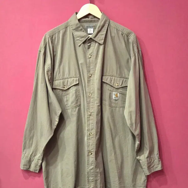 [BUNJANG] Carhartt WIP Work Long Sleeve Shirt XXL / 칼하트 워크 긴팔셔츠 p485