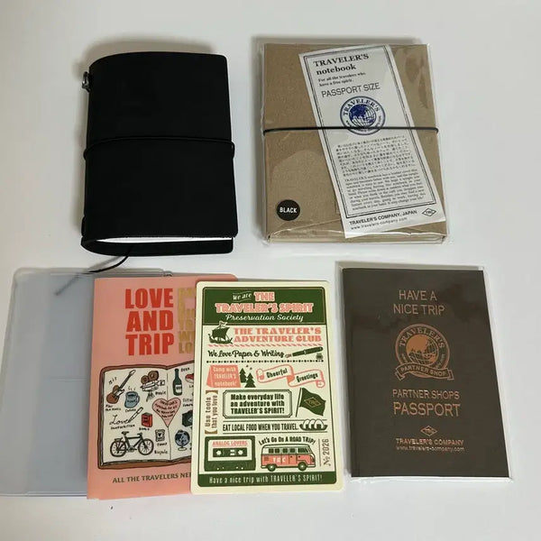 [BUNJANG] Traveler's Notebook Passport Black Full Set / 급처) 트래블러스노트 패스포트 블랙 풀세트