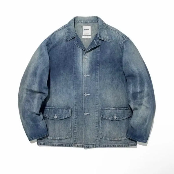 [BUNJANG] Bowwow 24SS US Army M40 Denim Coverall Jacket L / 바우와우 24SS Bowwow US Army M40 데님 커버올 자켓 L
