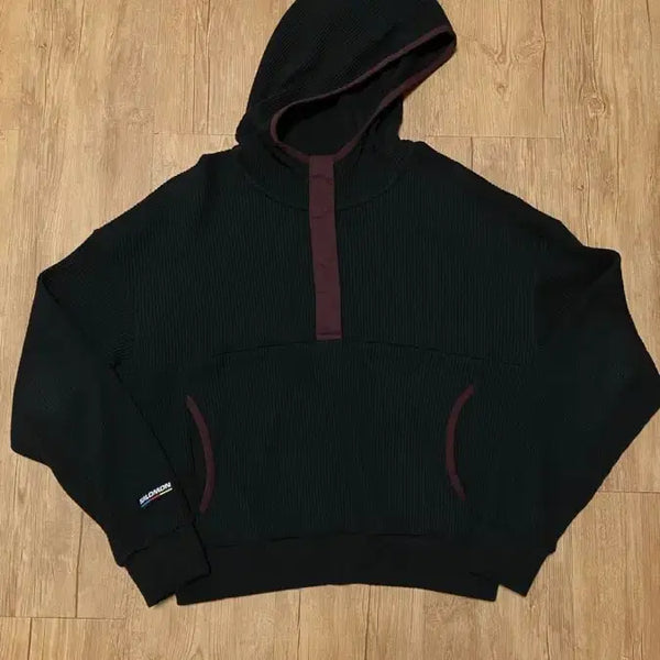 [BUNJANG] Salomon Waffle Hoodie / 살로몬 와플 후드티