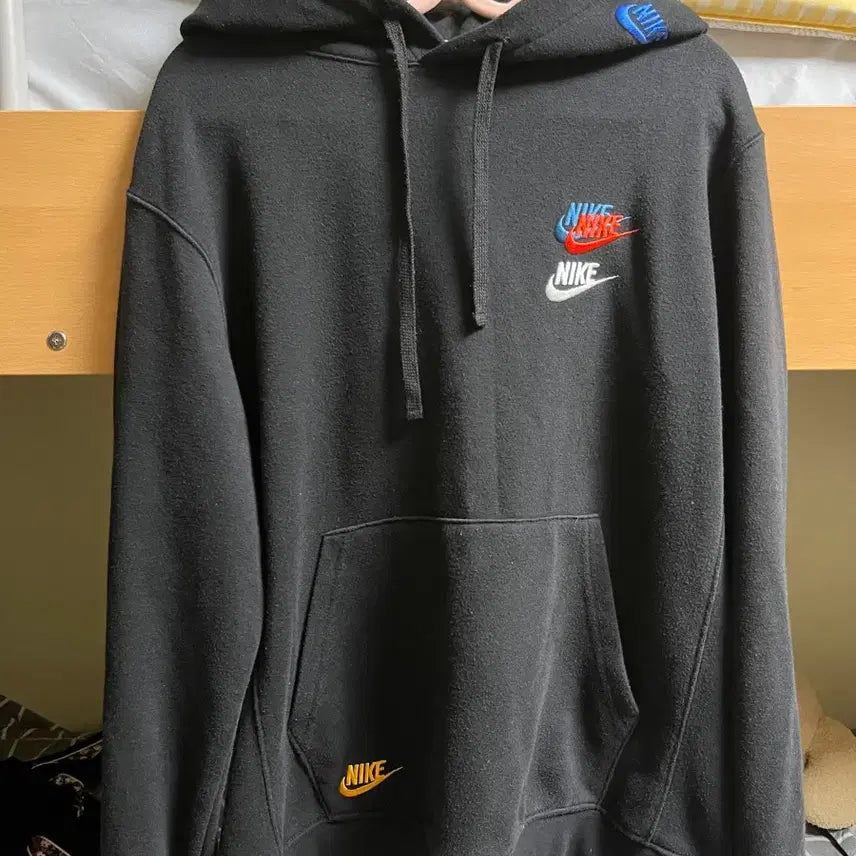 [BUNJANG] Nike Black Hoodie / 나이키 후드티 검정색