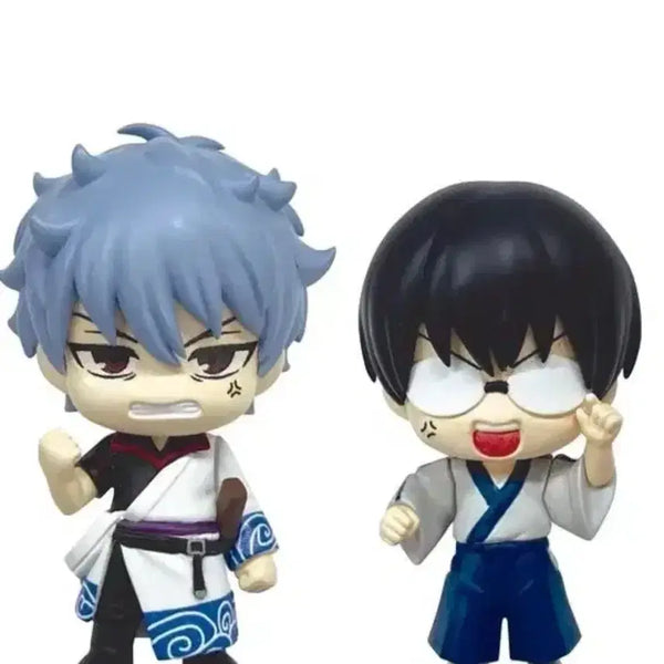 [BUNJANG] Gintama Kotobukiya Okkotsu Figure Set - Gintoki, Shinpachi / 은혼 옷코타 화났어 화났다 피규어 긴토키, 신파치 일괄판매