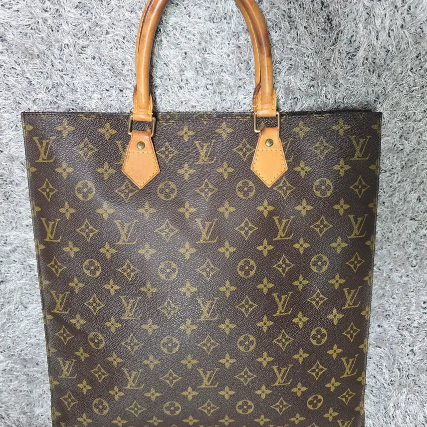 [BUNJANG] Louis Vuitton Monogram Sac Plat Tote Bag / 루이비통 모노그램 삭플라 토트백