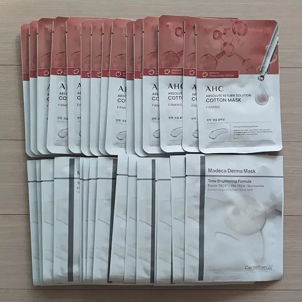 [BUNJANG] AHC & Dongkook Centella Asiatica Whitening Mask Pack Bundle (30 Sheets) / 마스크팩 30매