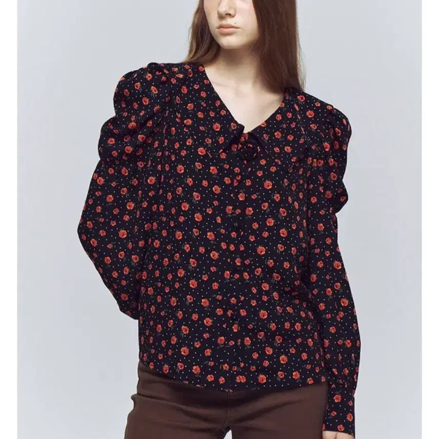 [BUNJANG] Bocavaca Rose Blouse / 정가 179000 새상품 보카바카 로즈 블라우스