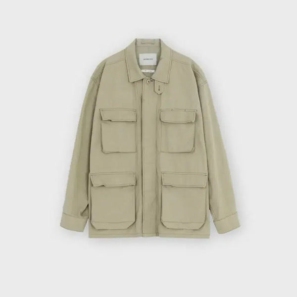 [BUNJANG] Brown Yakad Washed BDU Jacket Beige / 브라운야드 워시드 bdu 자켓 베이지 5사이즈