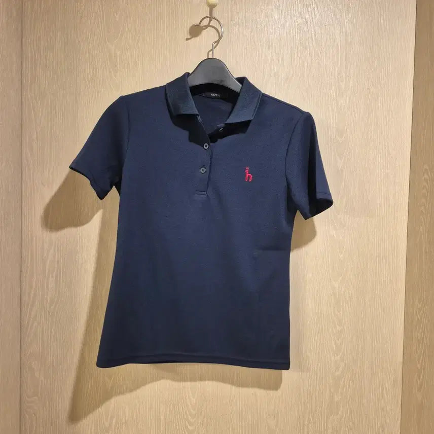 [BUNJANG] Hazzys Women's Navy Short-Sleeve Polo Shirt Size 55 / 헤지스  여성 반팔 카라티 네이비사이즈55