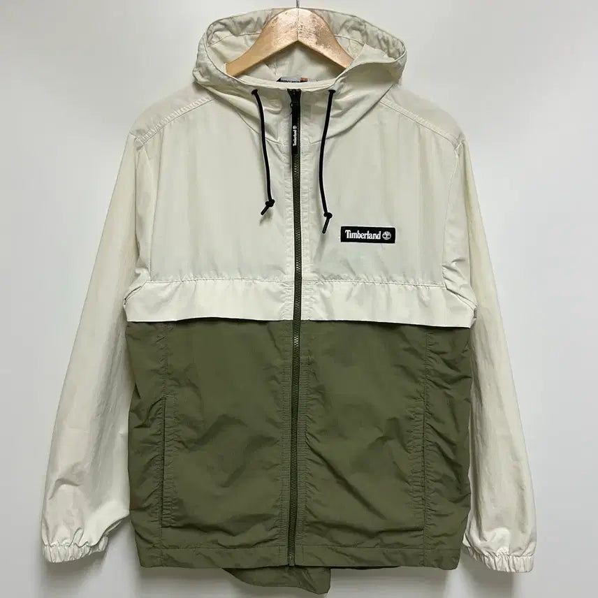 [BUNJANG] Timberland Two-Tone Color Block Hooded Windbreaker Jacket / [남자-95]Timberland 팀버랜드 투톤 배색 후드 바람막이